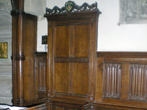 Pickering and Thornton le Dale: Richard sat in the Lady of the Manors chair